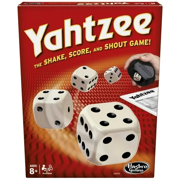 HASBRO GAMING YAHTZEE Classic Dice Game New & Sealed!! FREE SHIPPING