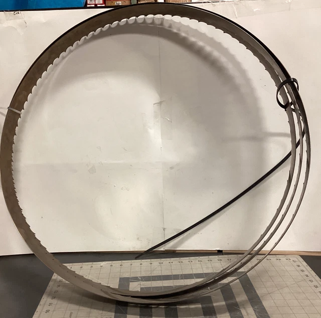 (QTY 3) WOOD MIZER TURBO7 Band Saw Blade MNN0384 12:33 Diam 26-1/2" X 2"W