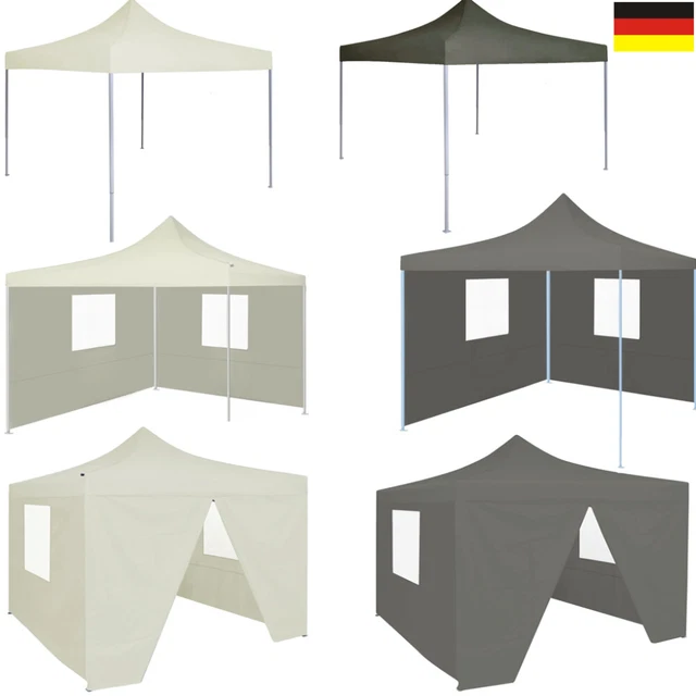 Profi Falt Pavillion 2x2 m Faltbare Gartenpavillon Partyzelt UV beständig Stabil