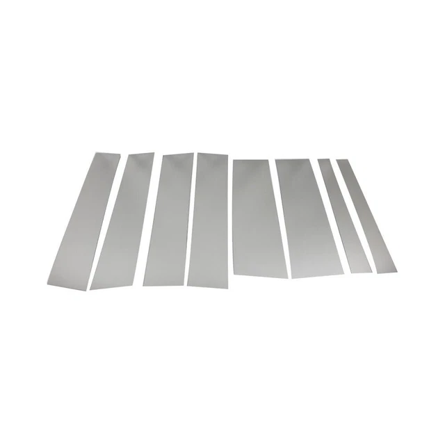 Colonne B Triangolo Finestra per Fiat Doblo 2 2010-2021 Colonne Porta Cromo Acciaio Inox 8x