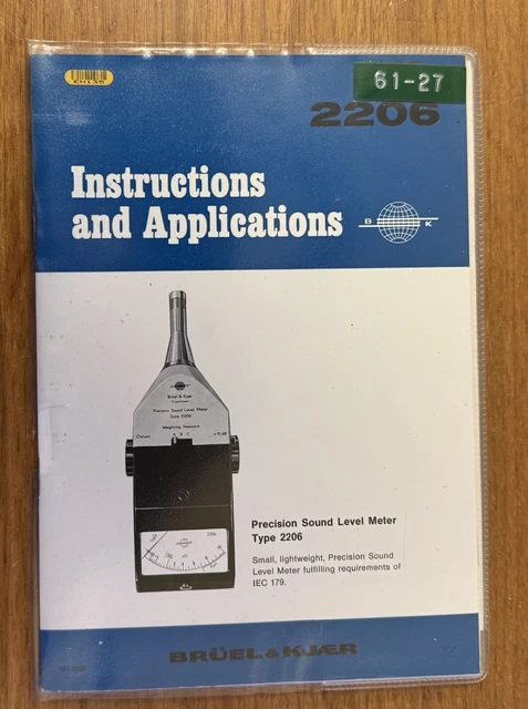 Precision Sound Level Meter 2203 FET Equipment Brüel & Kjær; Nærum