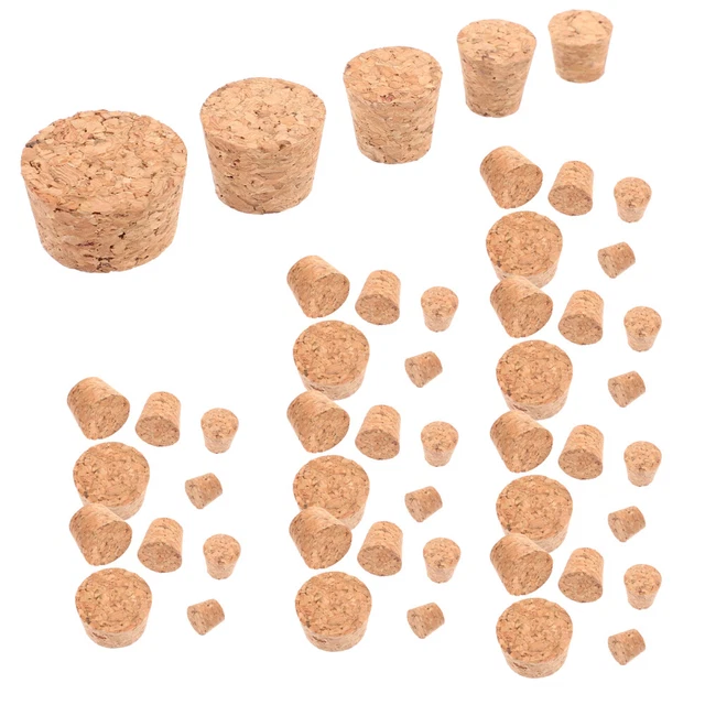 50 piezas botellas de vino tapón de corcho botella tapón de corcho botellas cuerpos de repuesto