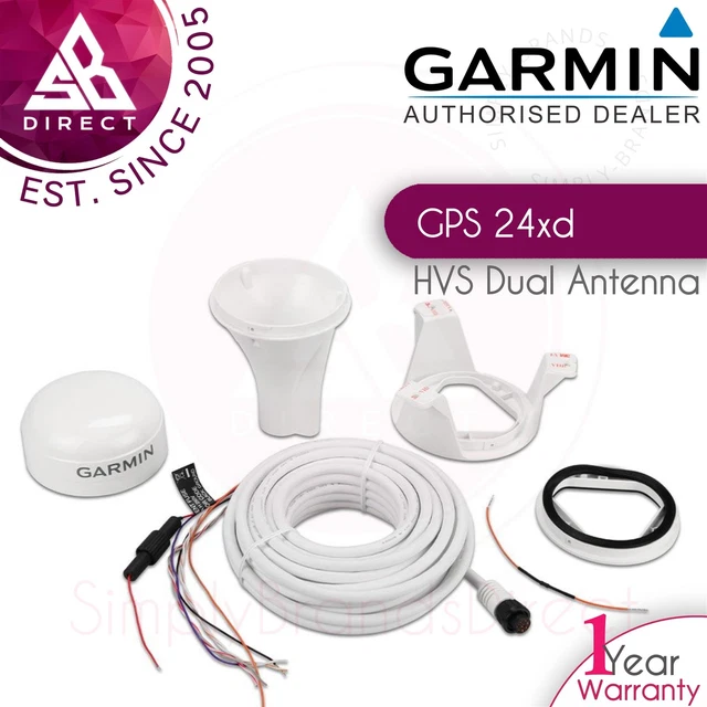 Garmin GPS 24xd Marine HVS Dual Frequency Antenna Heading Sensor NMEA 0183│GNSS