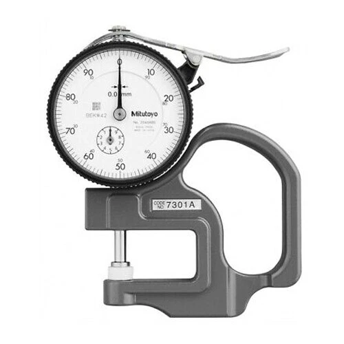 MITUTOYO 7301A DIAL Indicator Thickness Gauge 0-10mm Range, 0,01mm