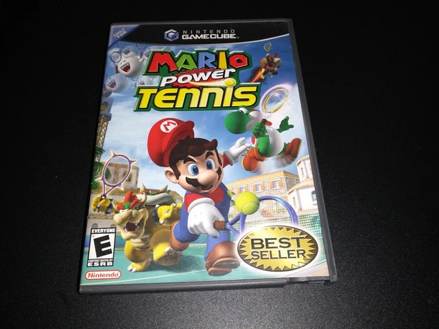 Mario Potenza Tennis BS Nintendo Gamecube Ex+ NM Coondizione Disco Completo