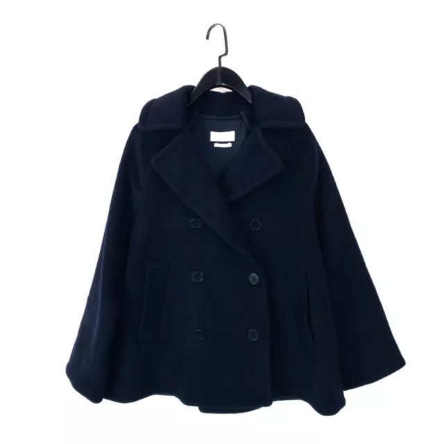 TOAST Double Faced Melton Peacoat Navy Wool Blend - Size 6