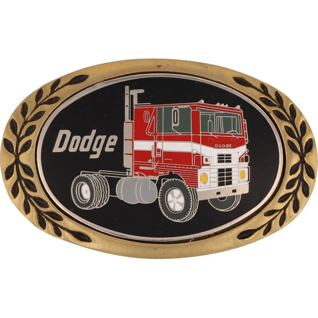 Ottone 1971 Dodge LN-1000 L1000 1000 Mansarda Truck Semi NOS Vintage Belt Buckle