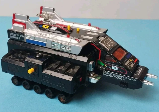 Vaisseau POPY X-Or Space Sheriff Gavan – Tank DX PC-28, 1982, Die Cast