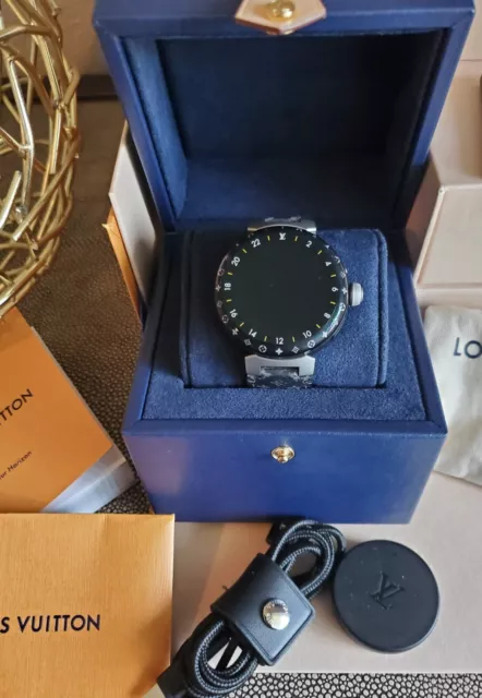 LOUIS VUITTON Tambour Horizon QA050 Smart watch Quartz Men's Watch_748057