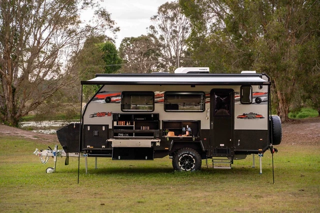 Austrack Campers Gibb 16C Couples Hybrid Caravan  - Series 3