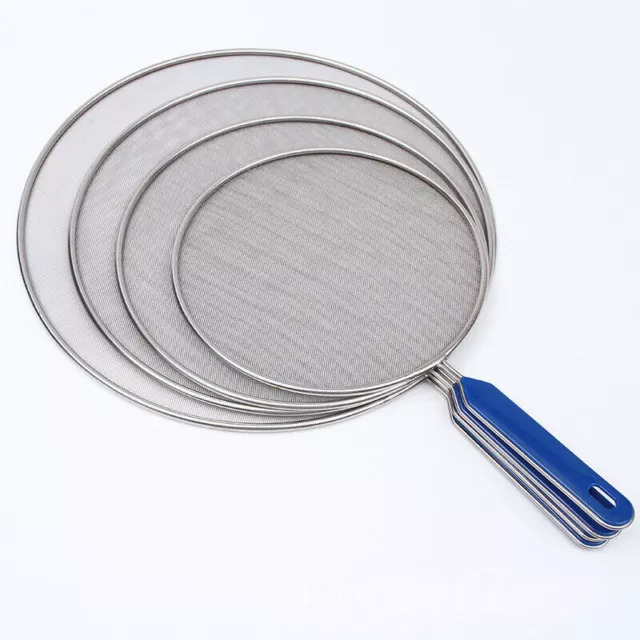 Set of 4 Stainless Steel Fine Mesh Safe Cooking Use on Boiling Pots Frying Pans