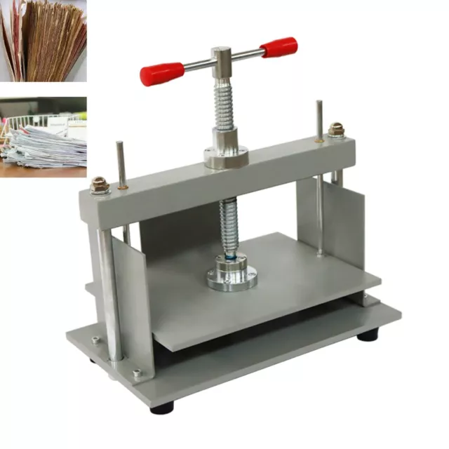 A4 Manual Flat Paper Press Machine Steel Note Invoice Receipt Flattening Machine