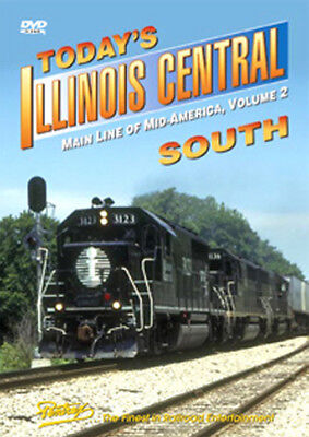 Today's Illinois Central South DVD Pentrex IC Fulton to New Orleans SW14s GP10s