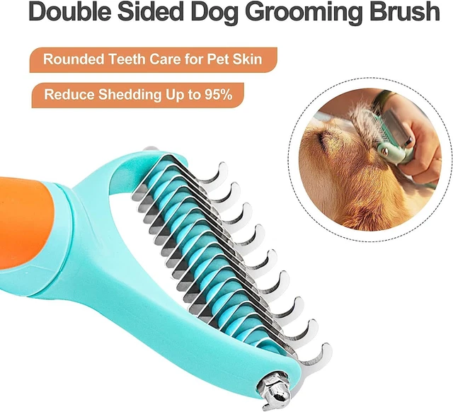 Pet Hair Remover Dog Cat Comb Grooming Massage Deshedding Cleaning Brush Tool 3