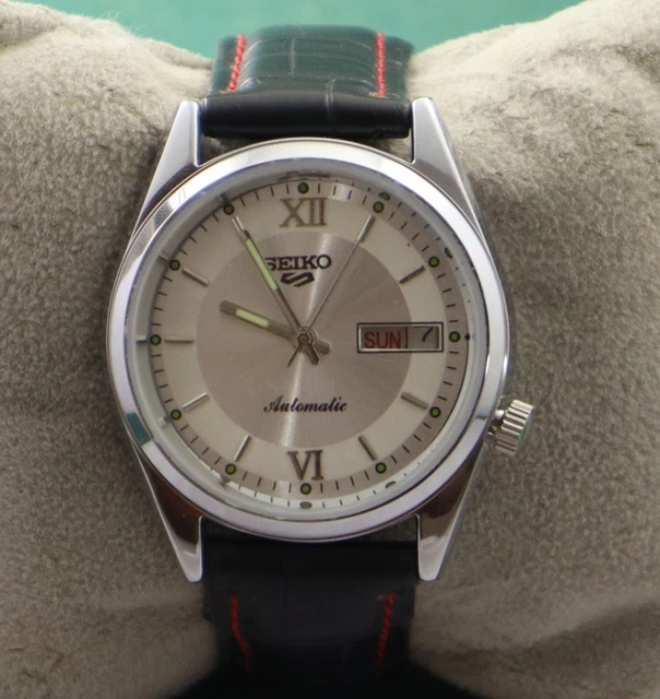 Orologio Seiko HI-BEAT 36000 automatico quadrante argento acciaio