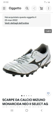 Mizuno Scarpe calcetto Mizuno Monarcida II Select AS uomo blu P1GD222501 