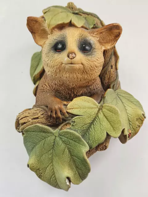 Vintage Bossons Congleton England 1966 Bush Baby Chalkware Hand Painted Wildlife