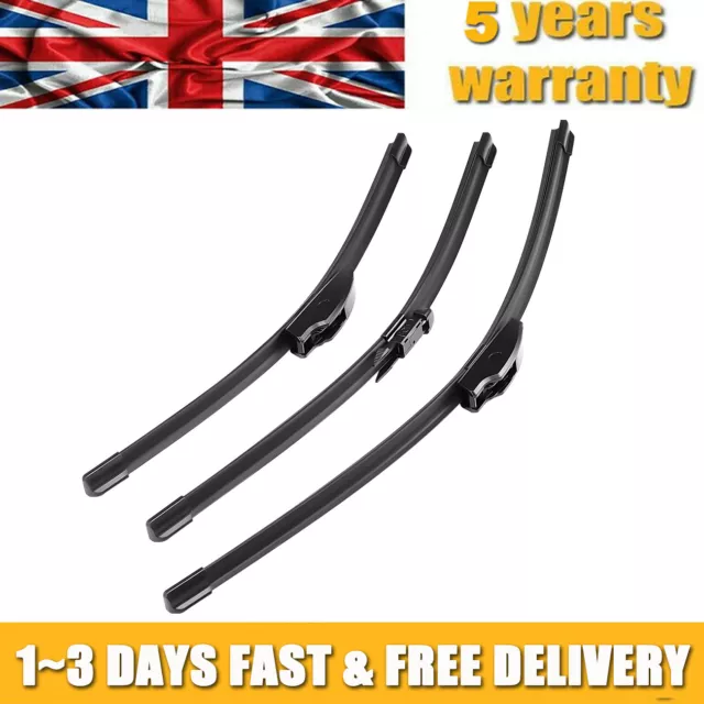 Wiper Blades FRONT & REAR PAIR SET for VAUXHALL INSIGNIA 2.0 2008-2017 BRAND NEW