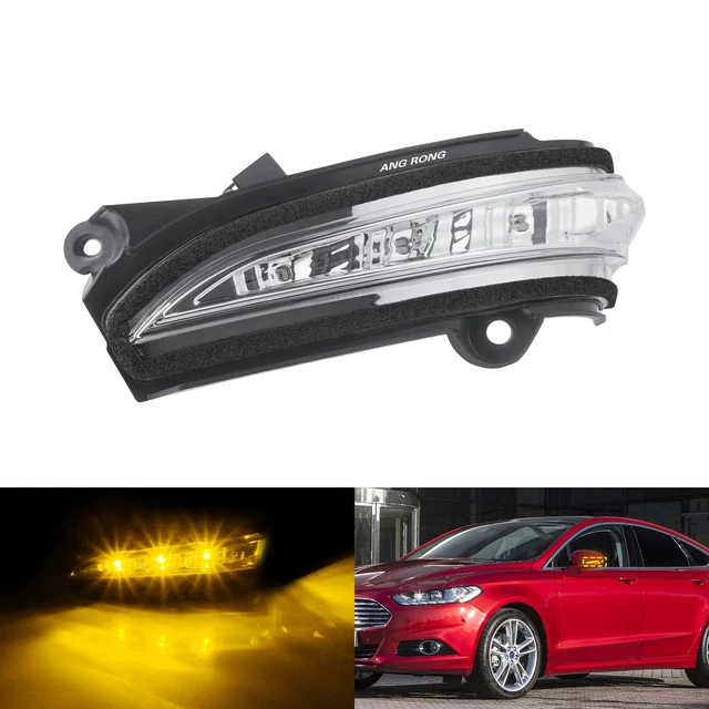 Dynamic LED Wing Mirror Indicator Turn Signal Light For Jaguar XF I II