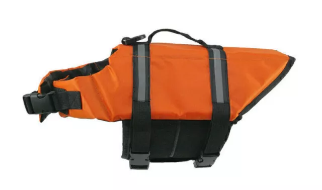 Hunde Schwimmweste Hunderettungsweste Rettungsweste Hundeweste XXS-XXL Orange