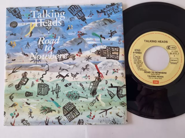 7" Single Talking Heads - Road to nowhere Vinyl Germany