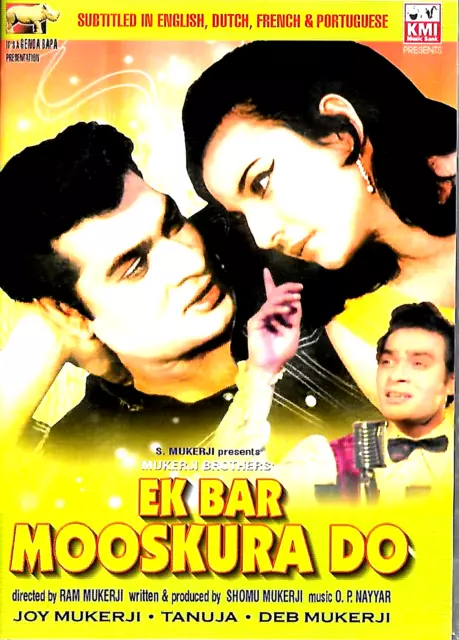 Ek Bar Mooskura Do - Joy Mukerji, Tanuja - New Bollywood Dvd - Multi Subtitles