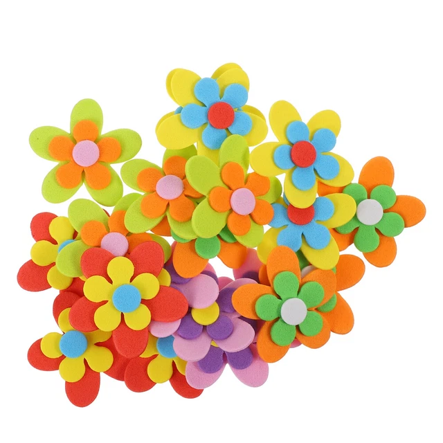 81 Pcs Handwerk Kunst Machen Abziehbilder Aufkleber Mit Blumenformen Kind Tier