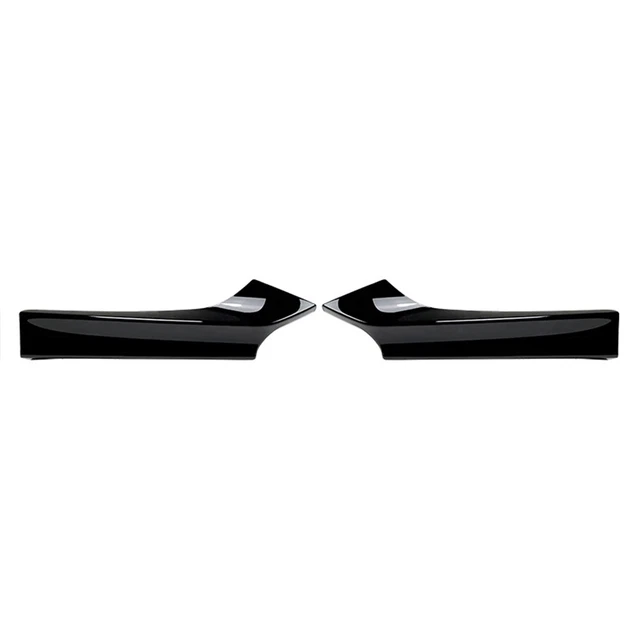Gloss Black Front Splitter Lip Spoiler For BMW 2 Series F22 F23 (2014-2021) By EU AUTO PARTS LTD
