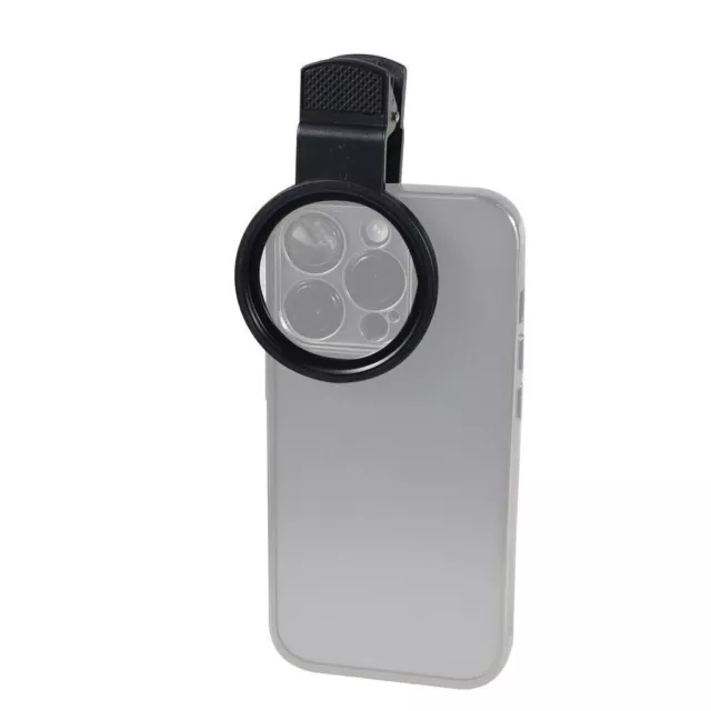 For iPhone Huawei  Android 52mm Phone Camera Clip Metal Thread UV ND Lens Filter