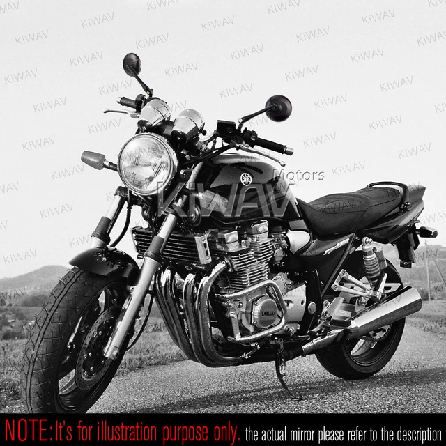 Magazi retro rond rétroviseurs aluminum noir 10mm pr Honda CT110 Trail minibike