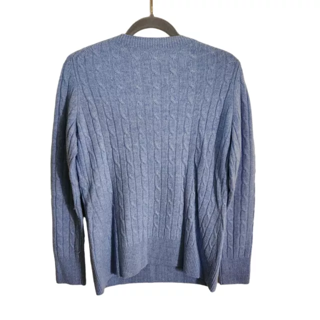 VINEYARD VINES CASHMERE Classic Cable Crewneck Sweater Size S $98.99 ...
