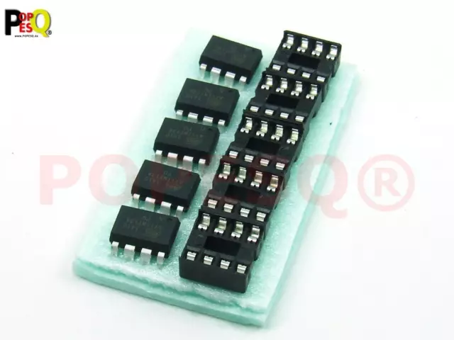 5 Stk. x ATTINY13A-PU Arduino kompatibel mit Sockel Socket DIP 8 MCU #A73