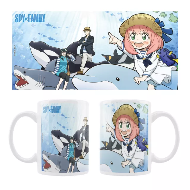 Spy x Family Meerestiere Tasse Anime Manga Loid Anya Yor Merch Hai Sea Mug Fan