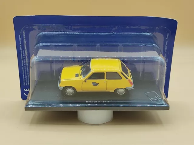 1/43 Renault 5 R5 TL Jaune 1976 "La Poste" Norev Atlas