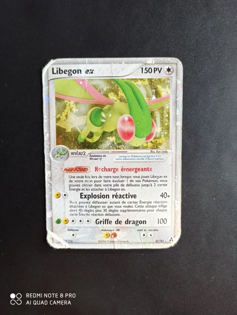 Carte Pokémon Libegon Ex 87/92 - Bloc Ex Créateurs de Légendes - FR