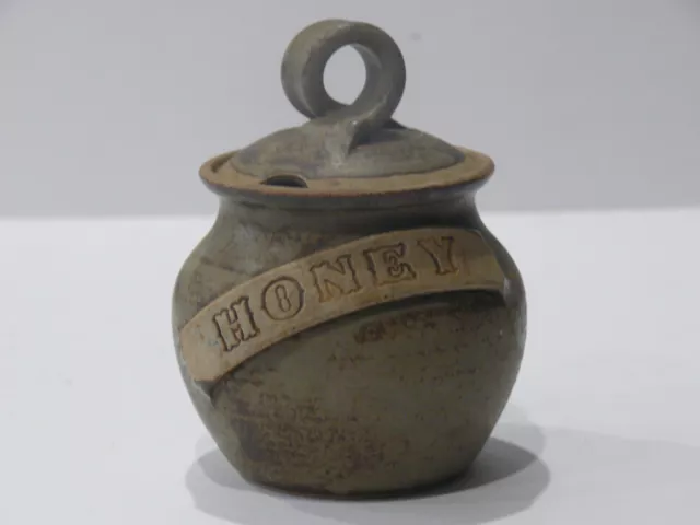 Vintage Australian Pottery Clay Birds Marg Moroney Honey Pot.