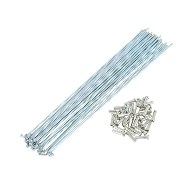 RAYON INOX NOIR PLAT 2mm L 276mm SAPIM TETE DROITE AVEC ECROUS (VENDU A