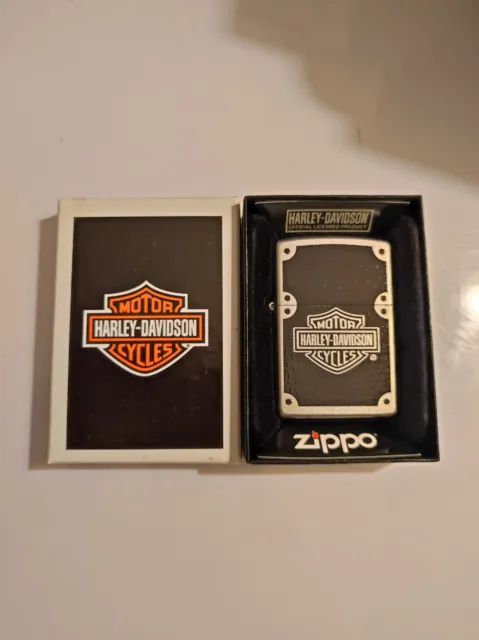 Zippo 24025 Harley Davidson Lighter Case - No Inside Guts Insert