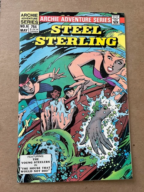 Steel Sterling # 6 Vf Archie Red Circle Comics 1984