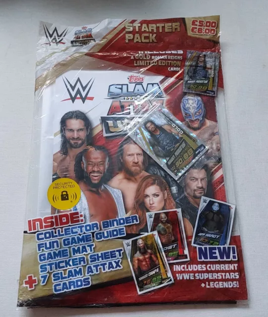 2019 Topps WWE Slam Attax Universe Starter Pack - Brand New & Sealed