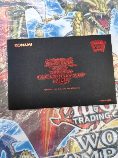 Yugioh World Championship 2018 Envelope of 2 Celebration Promos