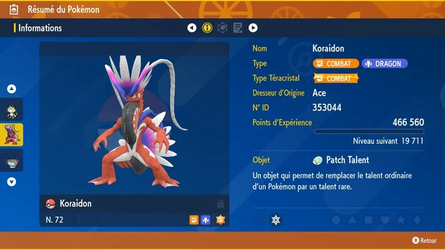 Carte Pokémon géante Koraidon EX - Jumbo : Achat occasion | Cartes
