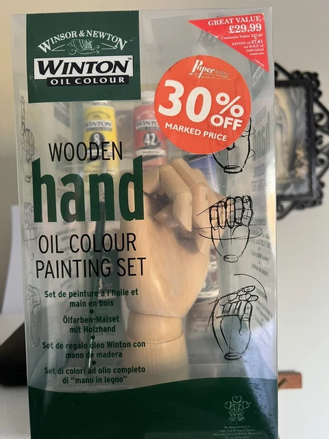 Windsor & Newton Holz Hand Öl Farbe Gemälde Set - Neu Sonstiges - Verpackung