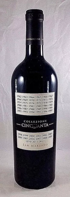 3 COLLEZIONE CINQUANTA Cantine SAN MARZANO Vino R.so Italia cl75 Bott 15% SCONTO