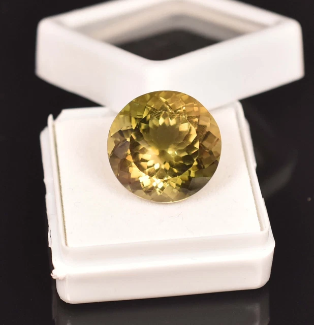 Naturel Bicolore Pitambari Saphir 13.90 CT Émeraude Coupe Libre Gemmes Certifié