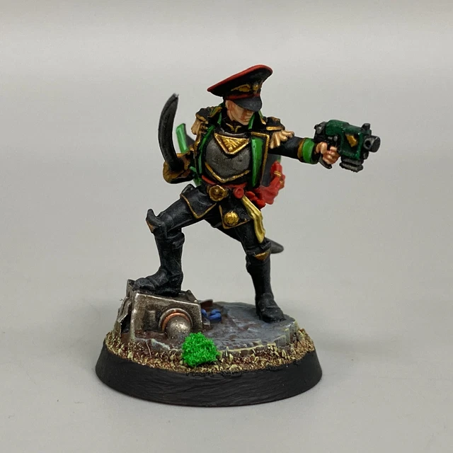 Figurine Warhammer 40k - Sergent Harker De L'Astra Militarum - À Peindre Et à Assembler
