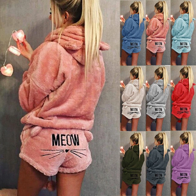 Meow fluffy hotsell shorts and jumper