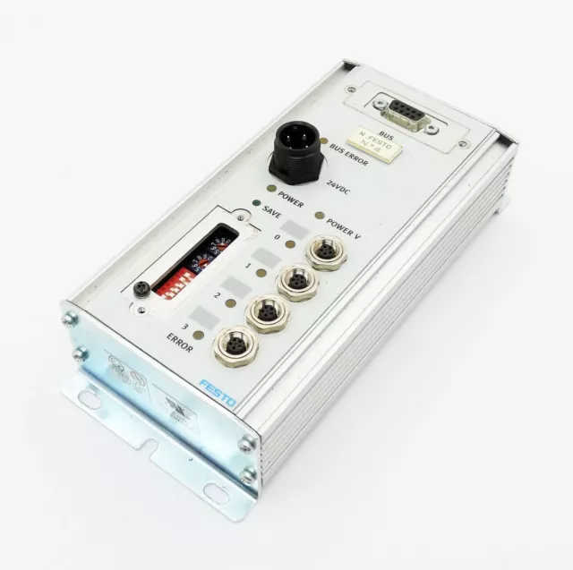 Festo CP-FB13-E 174337 HW 02.11.00 SW 03.03.99 Nodo bus senza copertura -usato-