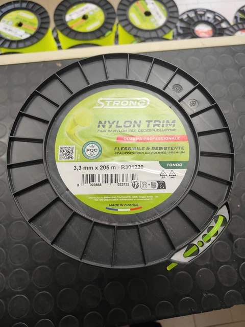 FILO PER DECESPUGLIATORE CORALLO IN NYLON PROFILO TONDO 3.3MM, 1050 METRI 8.3kg