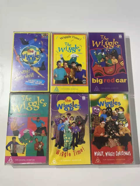 6 X THE Wiggles VHS Bundle ABC Kids VHS Vintage Wiggles Original Cast ...